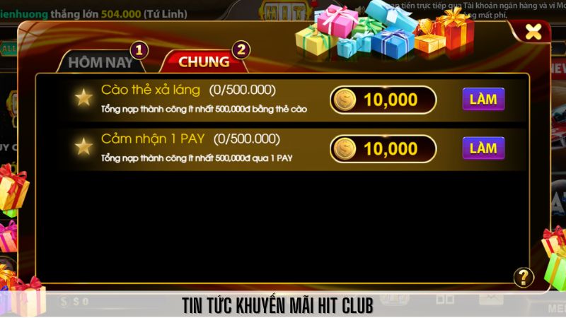 Cập nhật thường xuyên update từ Hitclub