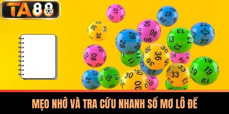 Sổ Mơ Lô Đề TA88 - Bí Quyết Giải Mã Giấc Mơ Chính Xác 4 Mẹo Nhớ và Tra Cứu Nhanh Sổ Mơ Lô Đề
